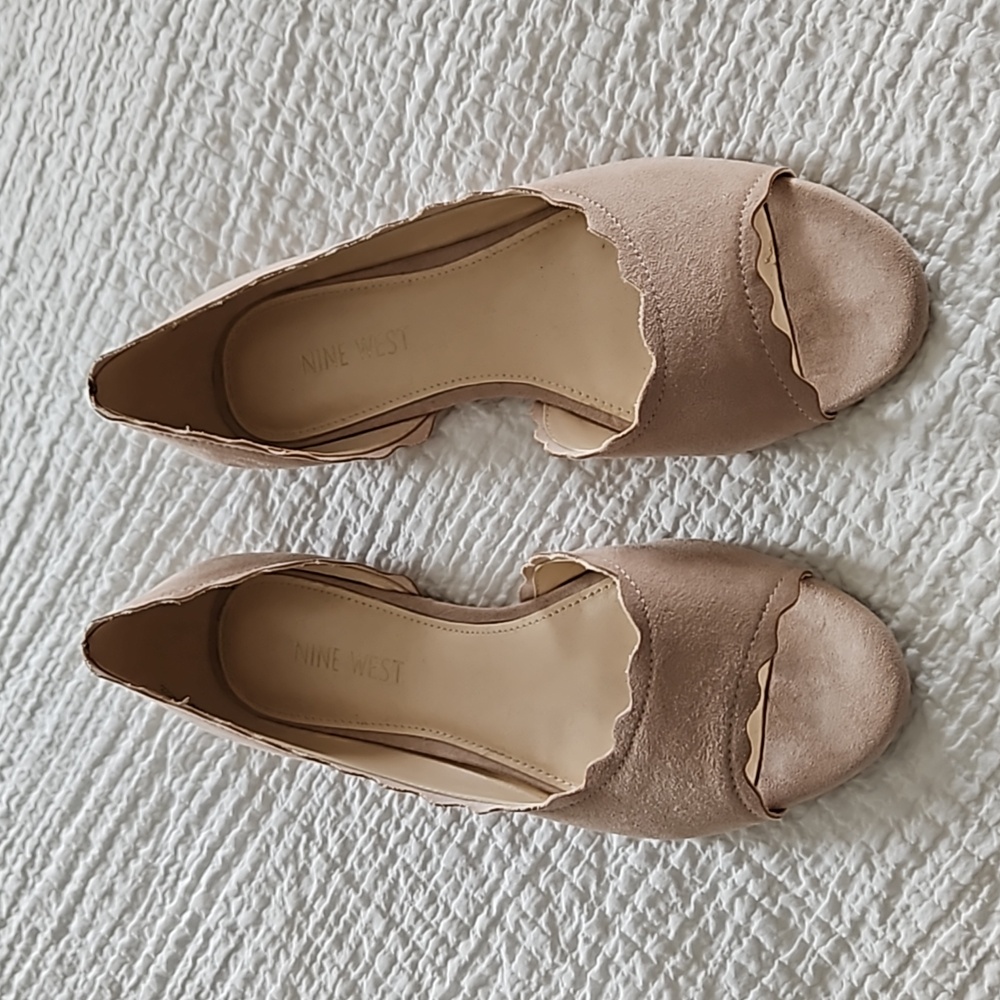 Nine West suede flats